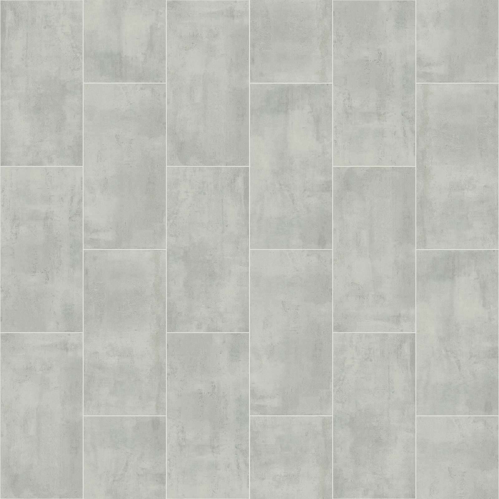 Gray rectangular floor tiles in a modern pattern