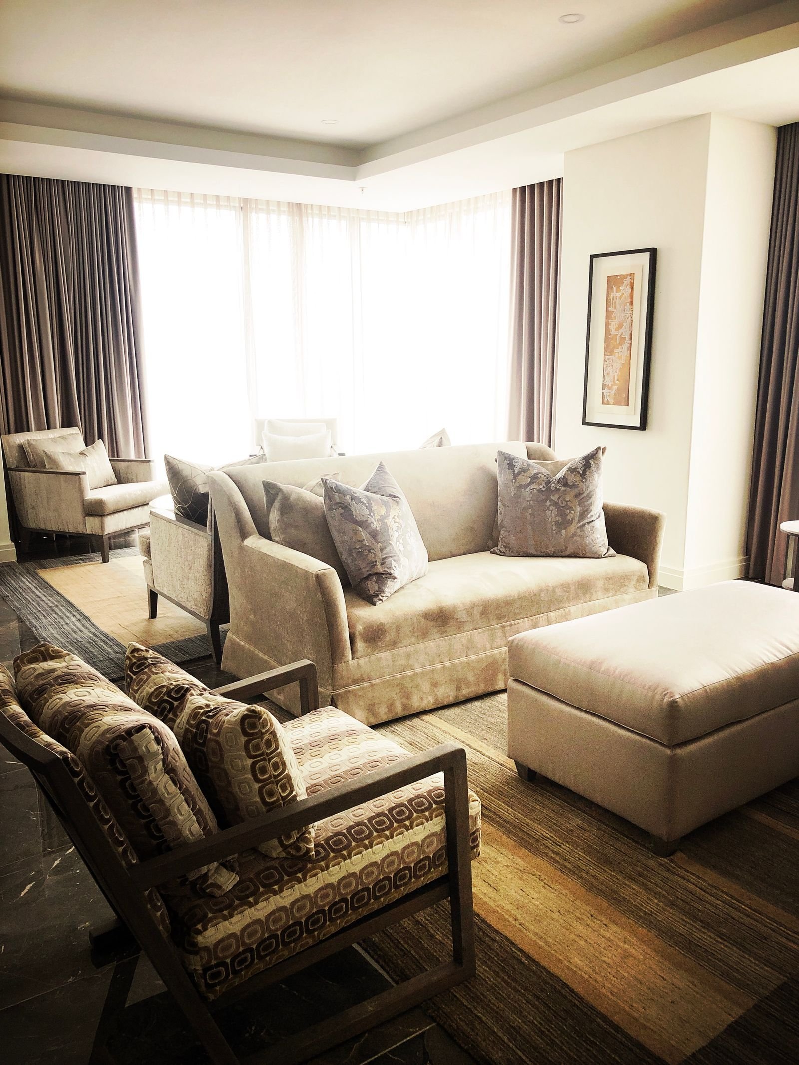 Bright, airy living room with modern furniture and natural light.